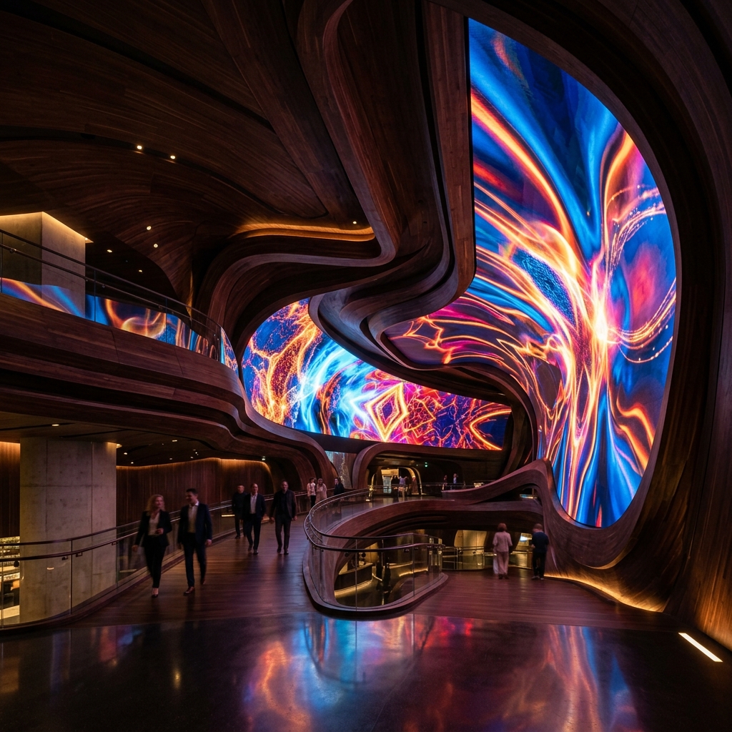 Immersive digital display environment