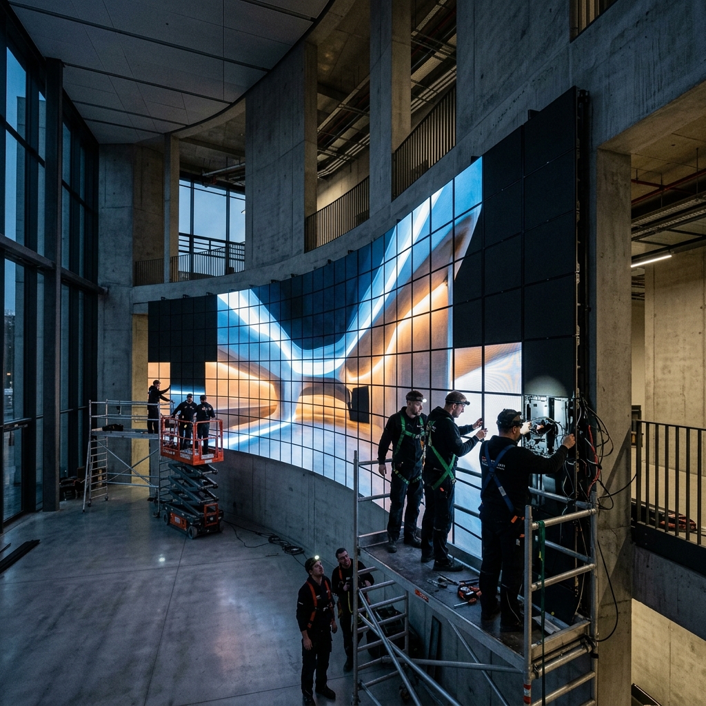 Architectural integration of display systems