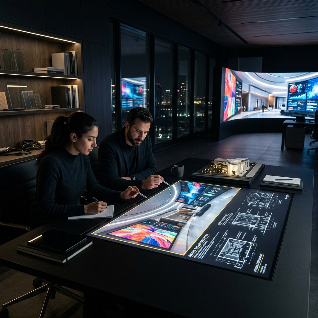 Digital wall design and concept development