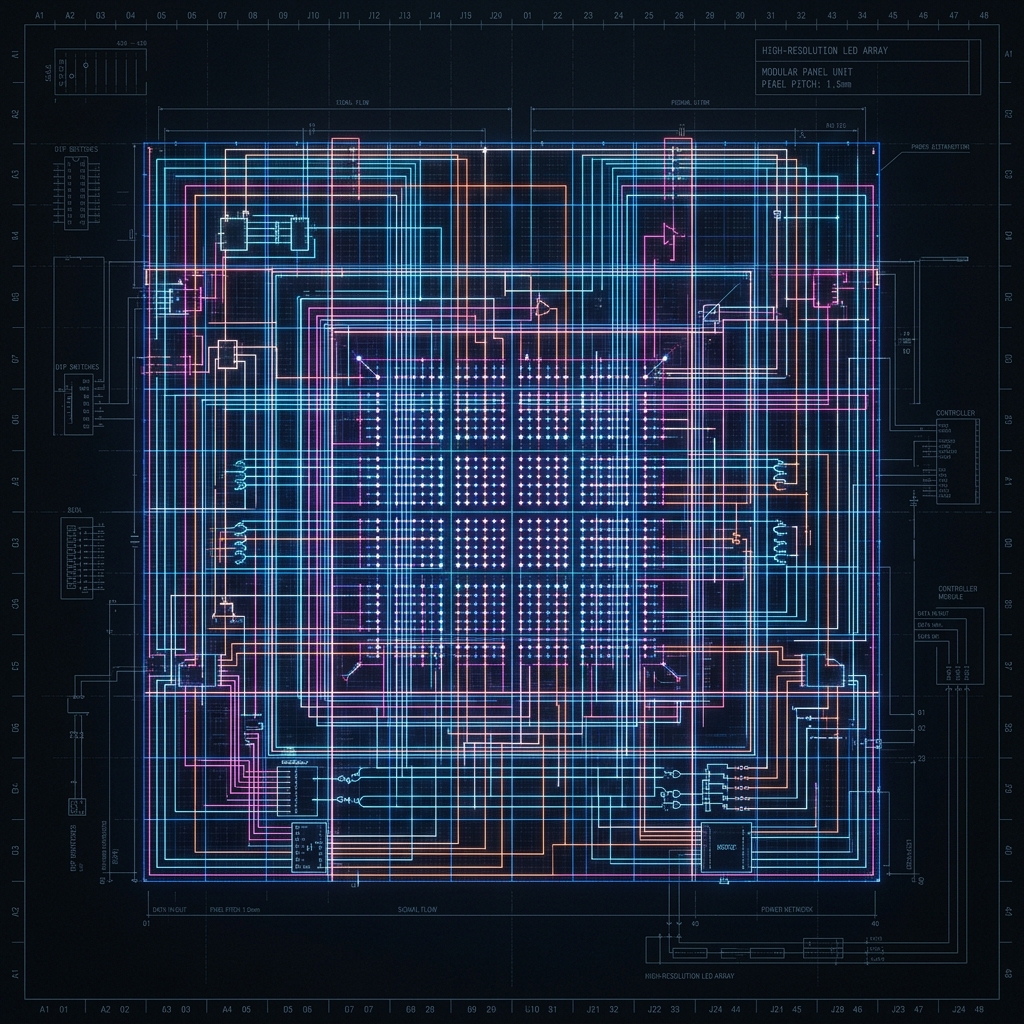Signal path and distribution schematic