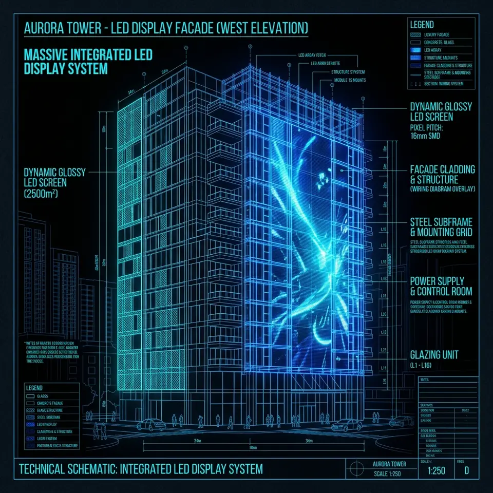 Technical discipline for architectural digital displays